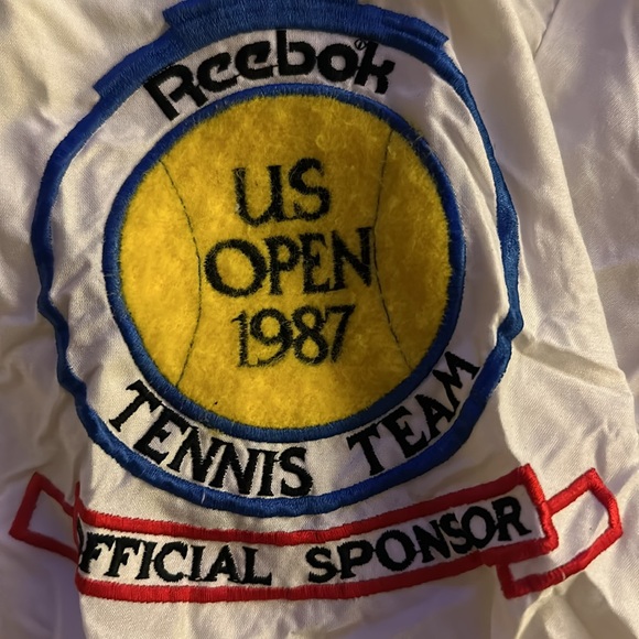 Vintage Reebok US Open 1987 Tennis Team Jacket - Picture 2 of 4